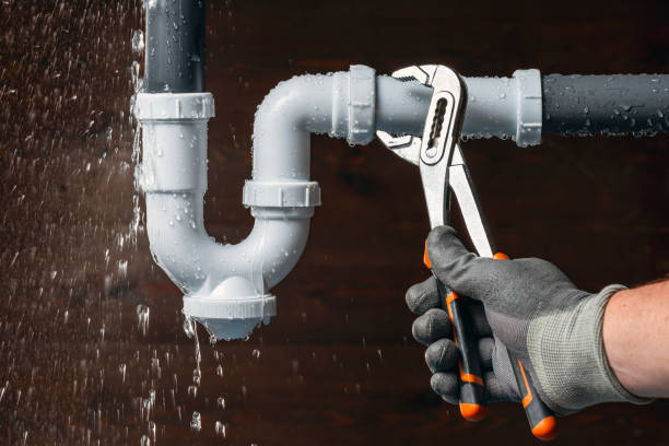 Professional Emergency Plumber technician working in Rock Creek, OH